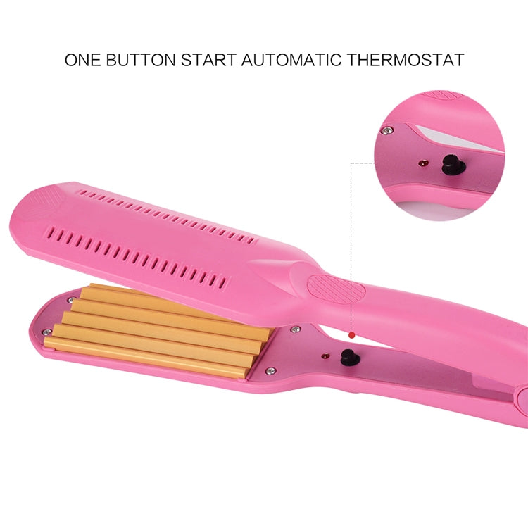 220V Professional Ceramic Corrugated Curling Iron(Red) - free shipping - PMC TechLife - Order now!