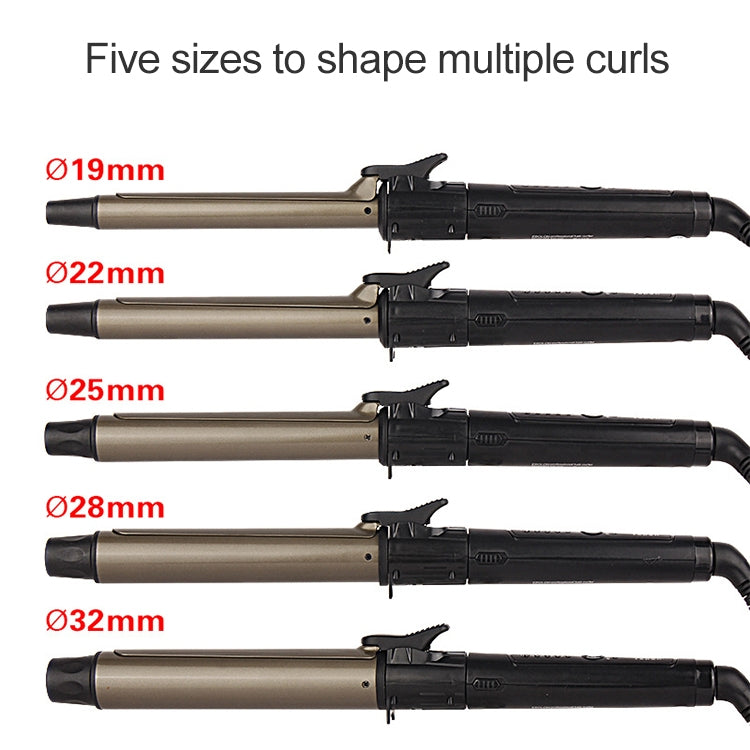 Nano Titanium Hair Curler with LED Digital Temperature Display, Size: 28mm, US Plug - free shipping - PMC TechLife - Order now!
