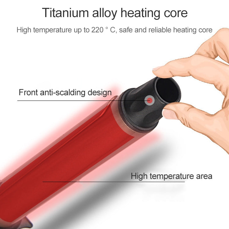 Nano Titanium Hair Curler with LED Digital Temperature Display, Size: 28mm, US Plug - free shipping - PMC TechLife - Order now!