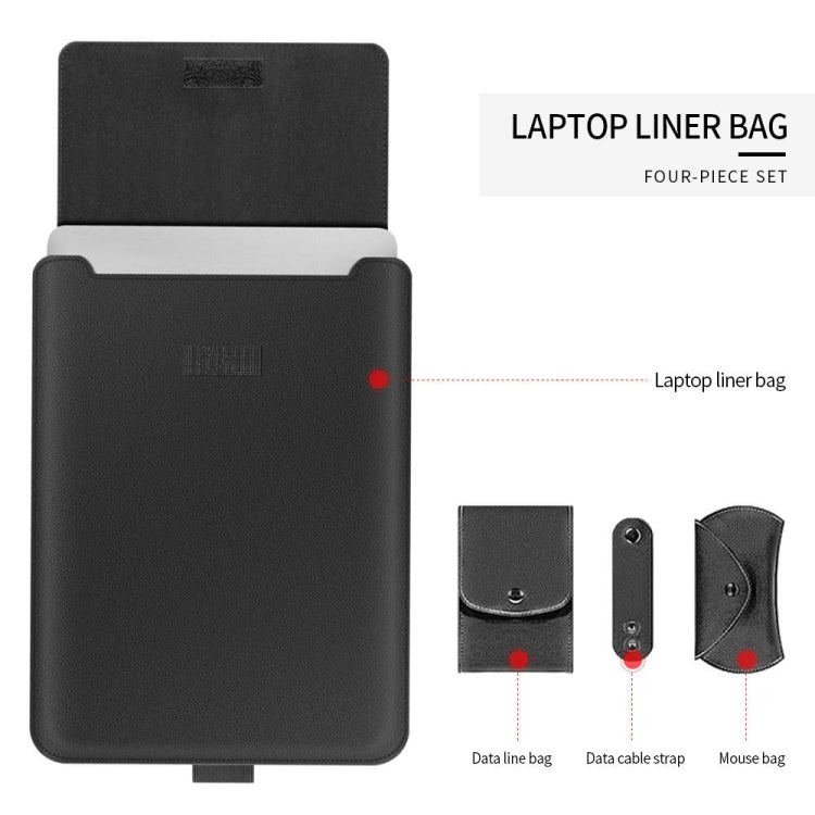 A2 4 in 1 Computer Bracket Liner Bag Storage Bag, Size:13/14 inch(Dark Blue) - 14.1 inch by PMC TechLife | Online Shopping South Africa | PMC TechLife | Buy Now Pay Later Mobicred