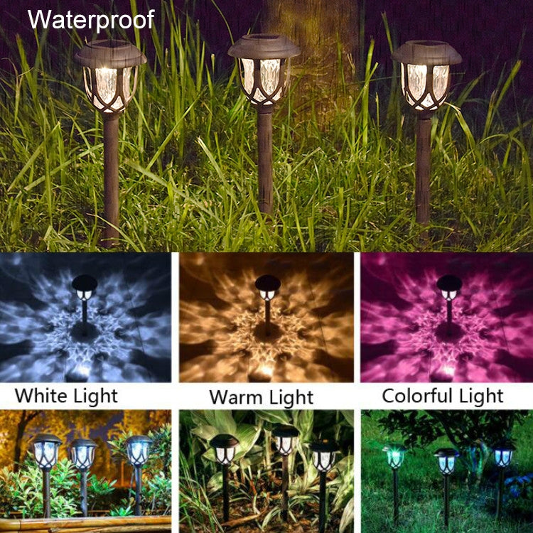 Solar Outdoor Garden Lawn Light Street Light Garden LED Decorative Landscape Light Villa Ground Plug Light(Warm Light) - Solar Lights by PMC Jewellery | Online Shopping South Africa | PMC Jewellery