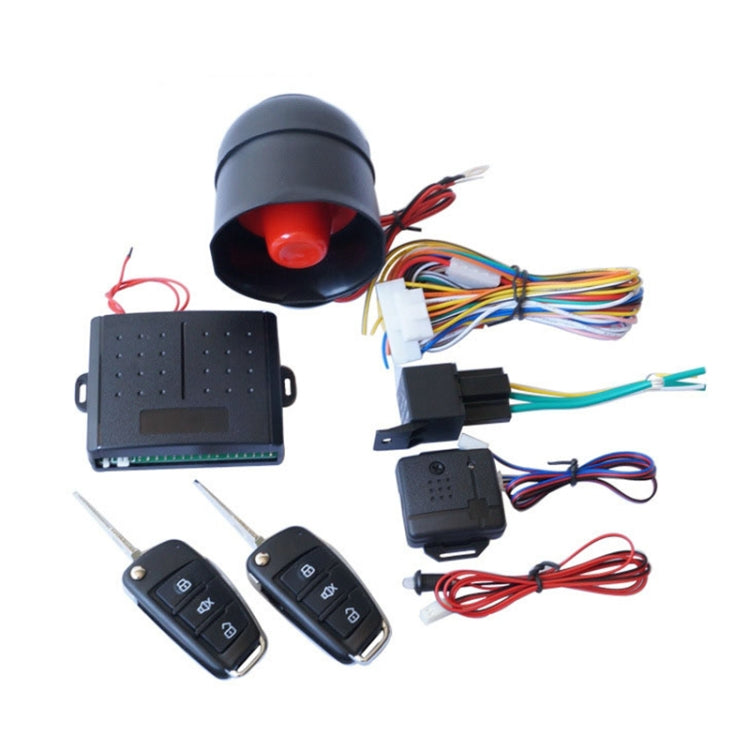 2 Set Universal Sound And Light Car Alarm 12V Vehicle Alarm System Bullet Key Remote Control - free shipping - PMC TechLife - Order now!
