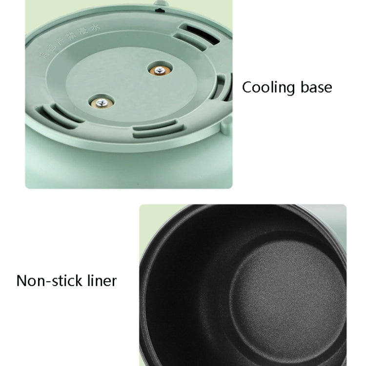 Multi-Function Electric-Cooker Mini Dormitory Student Cooking Rice Stir Frying Non-Stick Pot, 110V US Plug, Colour: Green Manual Single Pot(1.7L) - free shipping - PMC TechLife - Order now!