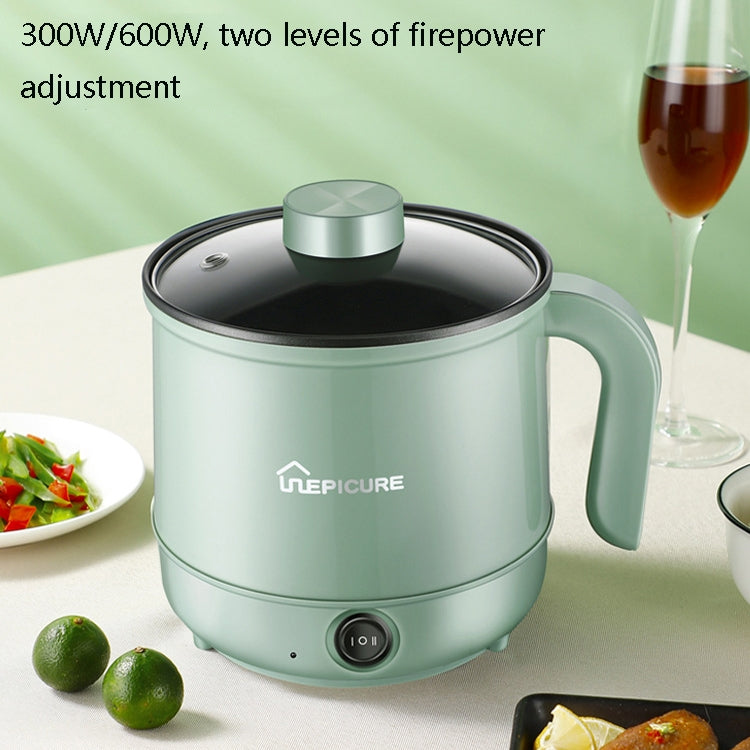 Multi-Function Electric-Cooker Mini Dormitory Student Cooking Rice Stir Frying Non-Stick Pot, 110V US Plug, Colour: Green Smart Single Pot(1.7L) - free shipping - PMC TechLife - Order now!