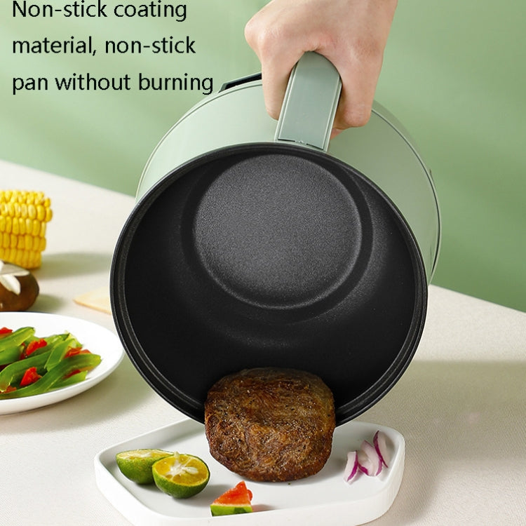 Multi-Function Electric-Cooker Mini Dormitory Student Cooking Rice Stir Frying Non-Stick Pot, 110V US Plug, Colour: Green Smart Single Pot(1.7L) - free shipping - PMC TechLife - Order now!