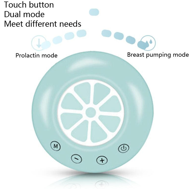 Large Suction Smart Electric Bilateral Breast Pump 12-Speed Silent Breast Pump(Yellow) - Cups & Silicone Nipple by PMC TechLife | Online Shopping South Africa | PMC TechLife