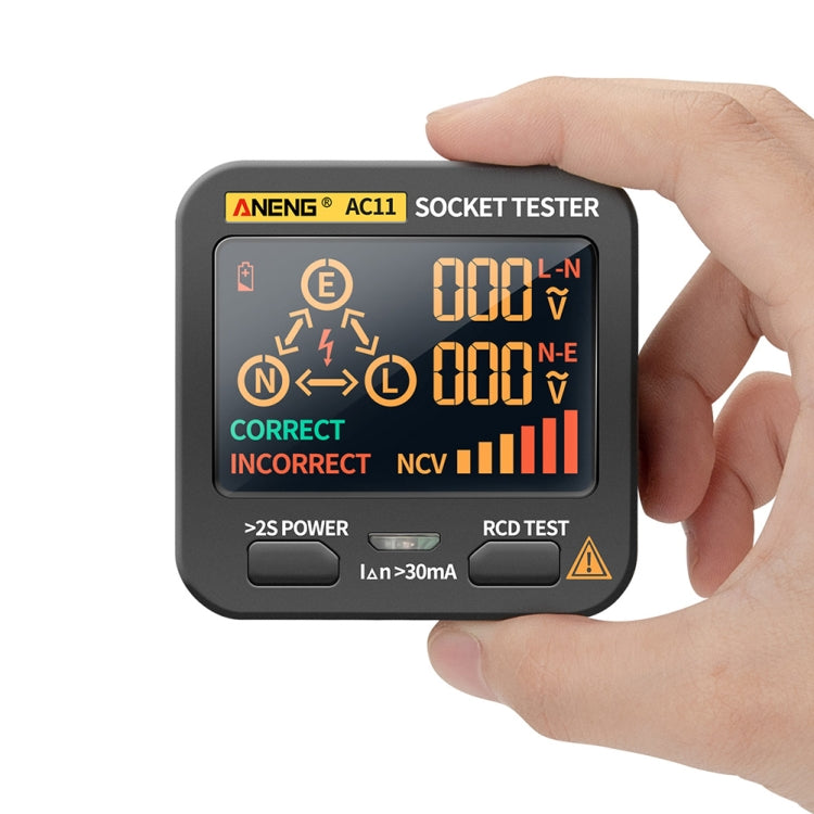 ANENG AC11 Multifunctional Digital Display Socket Tester Electrical Ground Wire Tester(EU Plug) - free shipping - PMC Jewellery - Order now!