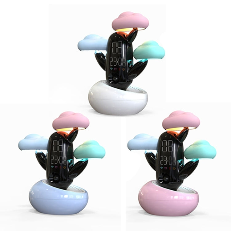 Cloud Weather Time Light Multifunctional Smart Induction Child Wake Up Alarm Clock(Blue) - Novelty Clock by PMc TechLife | Online Shopping South Africa | PMc TechLife | Buy Now Pay Later Mobicred