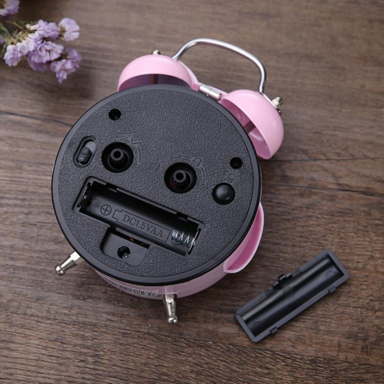 2 PCS Children Creative Cartoon Owl Super Ring Metal Bell Student Alarm Clock(Blue) - Novelty Clock by PMc TechLife | Online Shopping South Africa | PMc TechLife | Buy Now Pay Later Mobicred