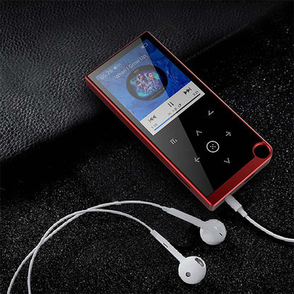 E05 2.4 inch Touch-Button MP4 / MP3 Lossless Music Player, Support E-Book / Alarm Clock / Timer Shutdown, Memory Capacity: 8GB Bluetooth Version(Red) - MP4 Player by PMC Jewellery | Online Shopping South Africa | PMC Jewellery | Buy Now Pay Later Mobicred