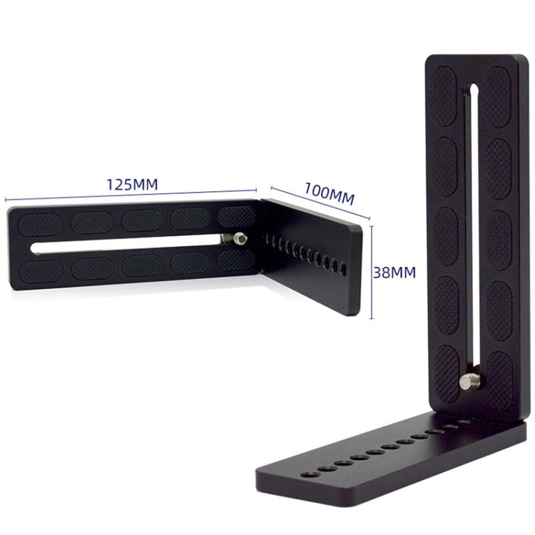 125A Red Vertical Shoot Quick Release L Plate Bracket Base Holder - L-Bracket by PMC TechLife | Online Shopping South Africa | PMC TechLife | Buy Now Pay Later Mobicred