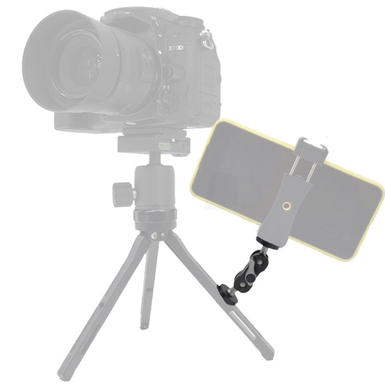 MA-113 Black YJ Magic Arm Bracket Mount 1/4 inch Ball Head Magic Arm - Camera Gimbal by PMC TechLife | Online Shopping South Africa | PMC TechLife
