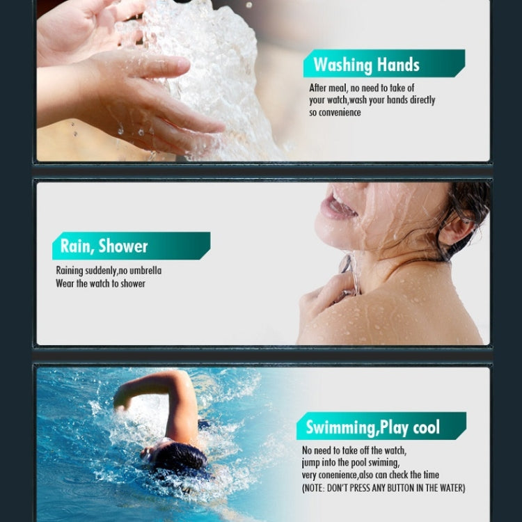 SKMEI 1068 Men Waterproof Outdoor Sports Digital Watch Student Fashion Watch(Green) - free shipping - PMC TechLife - Order now!