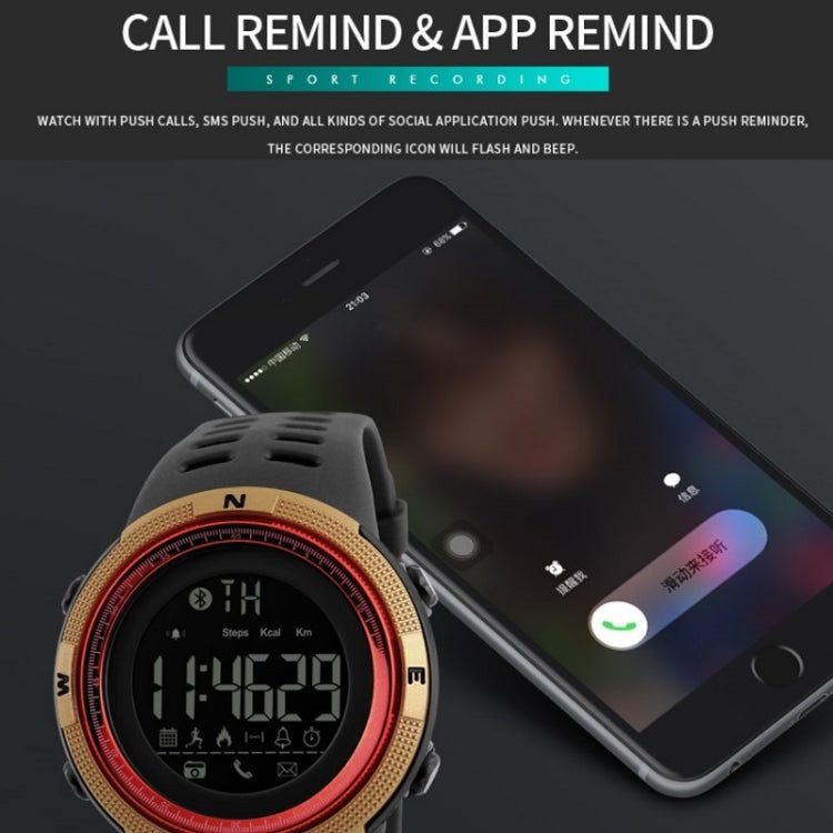 SKMEI 1250 Men Outdoor Waterproof Sports Digital Watch Multi-Function Watch(Black) - free shipping - PMC TechLife - Order now!