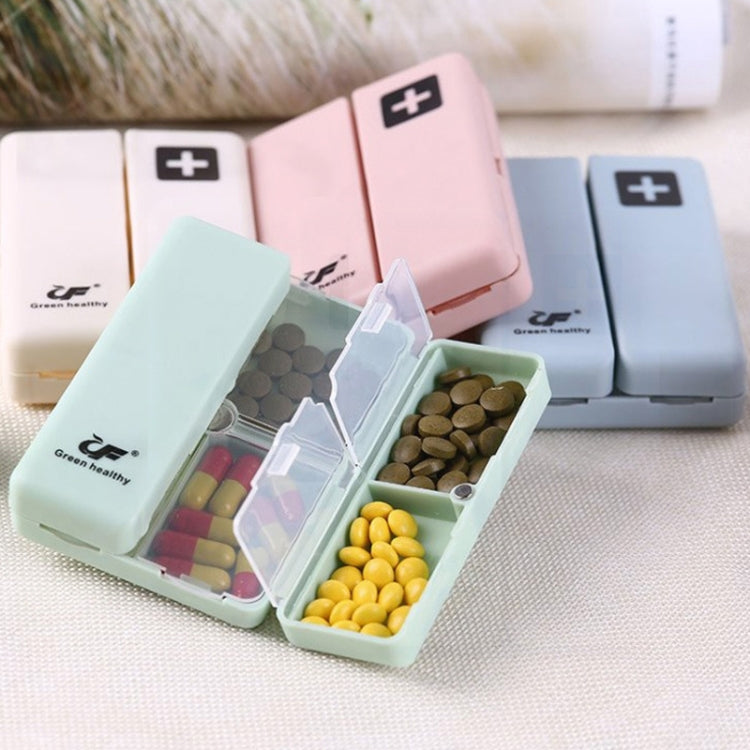 Folding Portable Sealed and Dispensing Small Pill Box(Pink) - free shipping - PMC TechLife - Order now!