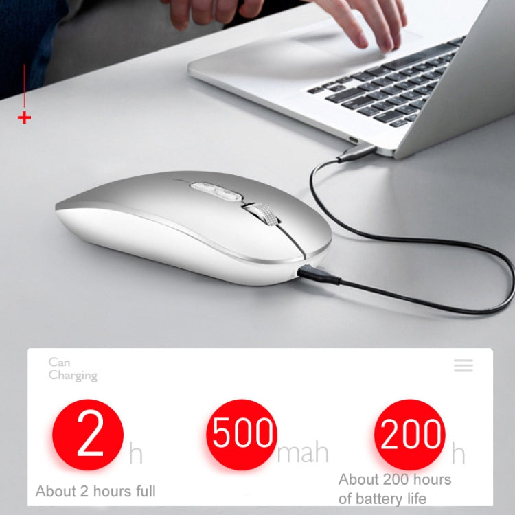 M103 1600DPI 5 Keys 2.4G Wireless Mouse Charging Ai Intelligent Voice Office Mouse, Support 28 Languages(Black) - free shipping - PMC Jewellery - Order now!