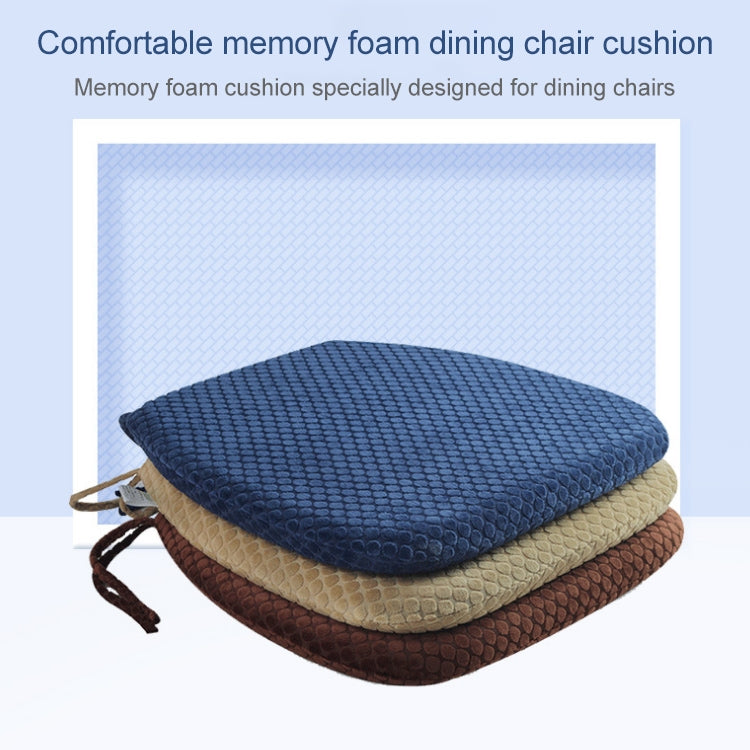 Memory Foam Thicken Stool Cushion Sofa Window Sill Bay Window Seat Cushion, Colour: Dot Paste (Navy Blue) - free shipping - PMC Jewellery - Order now!