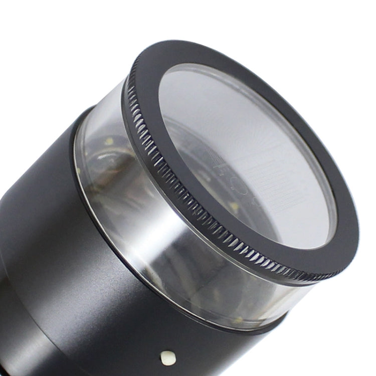 8 LED Lights 3 Groups Of Optical Glass HD With Scale 10 Times Magnifying Glass, Specification: Cross Scale Board - Hand Held Style by PMC Jewellery | Online Shopping South Africa | PMC Jewellery | Buy Now Pay Later Mobicred