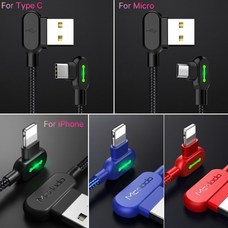 MCDODO 2A USB to 8 Pin Fast Charging Data Cable, Length:1.8m(Black) - Normal Style Cable by MCDODO | Online Shopping South Africa | PMC Jewellery | Buy Now Pay Later Mobicred