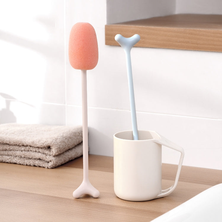 Long Handle Vertical Cup Brush Baby Bottle Sponge Cleaning Brush, Length: 29cm(White) - Cleaning Tools by PMc TechLife | Online Shopping South Africa | PMc TechLife | Buy Now Pay Later Mobicred