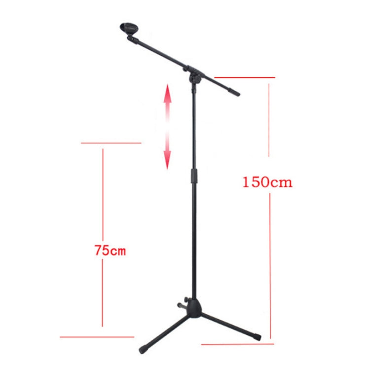 ML02  Live Microphone Lift Stand Floor Microphone Stand Stage Performance Vertical Tripod - Stand by PMC TechLife | Online Shopping South Africa | PMC TechLife | Buy Now Pay Later Mobicred