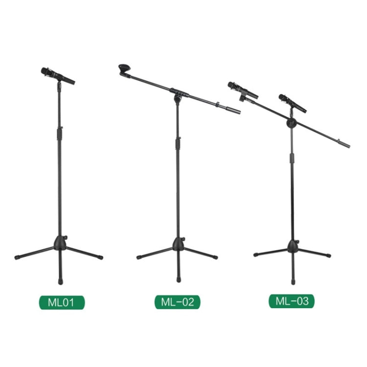 ML02  Live Microphone Lift Stand Floor Microphone Stand Stage Performance Vertical Tripod - Stand by PMC TechLife | Online Shopping South Africa | PMC TechLife | Buy Now Pay Later Mobicred