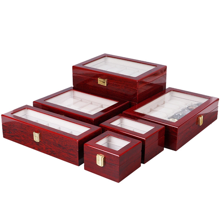 Wooden Baking Paint Watch Box Jewelry Storage Display Box(5-bit Paint) - free shipping - PMc TechLife - Order now!