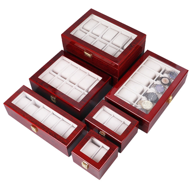 Wooden Baking Paint Watch Box Jewelry Storage Display Box(06 Black + Brown Matte) - free shipping - PMc TechLife - Order now!