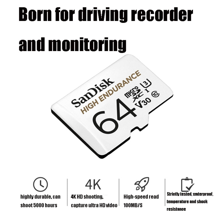 SanDisk U3 Driving Recorder Monitors High-Speed SD Card Mobile Phone TF Card Memory Card, Capacity: 32GB - Micro SD Card by SanDisk | Online Shopping South Africa | PMC Jewellery | Buy Now Pay Later Mobicred