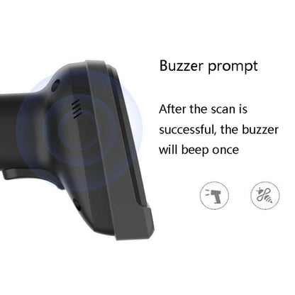 Deli 14952 Supermarket Cashier One-Dimensional QR Code Scanning Gun, Model: Black Wired - Barcode Scanner by Deli | Online Shopping South Africa | PMC Jewellery | Buy Now Pay Later Mobicred