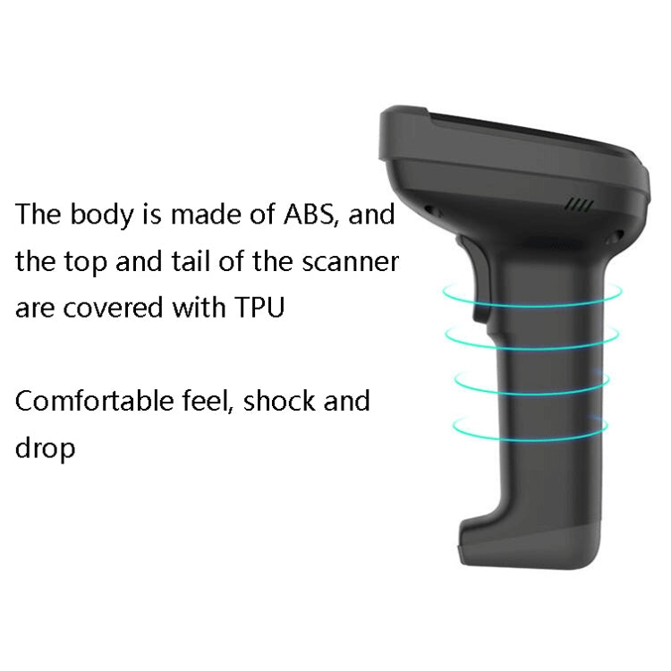 Deli 14952 Supermarket Cashier One-Dimensional QR Code Scanning Gun, Model: White Wireless - free shipping - PMC Jewellery - Order now!