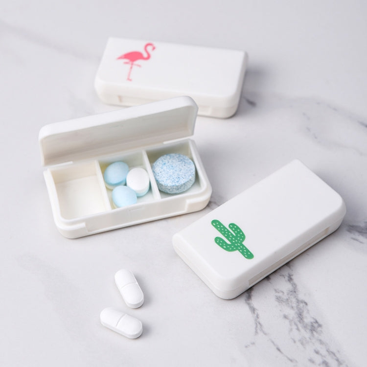 8 PCS Small Portable Moisture-proof Sealed Medicine Box 3 Compartments A Day Medicine Divided(Letter) - free shipping - PMC TechLife - Order now!