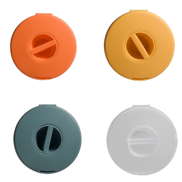Round Data Cable Storage Box Earphone Storage Collection Box(Transparent) - Storage Boxes by PMC TechLife | Online Shopping South Africa | PMC TechLife | Buy Now Pay Later Mobicred