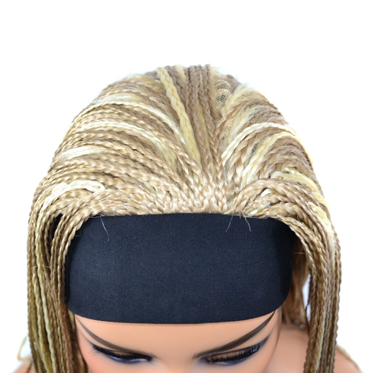 Colored Small Dirty Braid Wig Headgear Hair Band Style Small Braid Wig Headgear(1BTGRAY#7 Leopard Print) - free shipping - PMC TechLife - Order now!