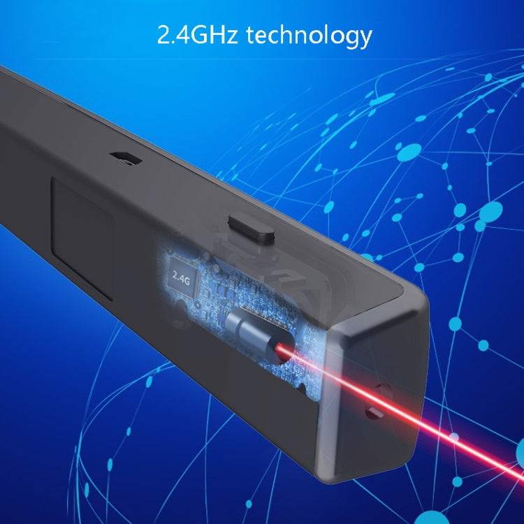 Deli 2.4GHz Laser Page Turning Pen Rechargeable Speech Projector Pen, Model: 2802L (White) - free shipping - PMC Jewellery - Order now!