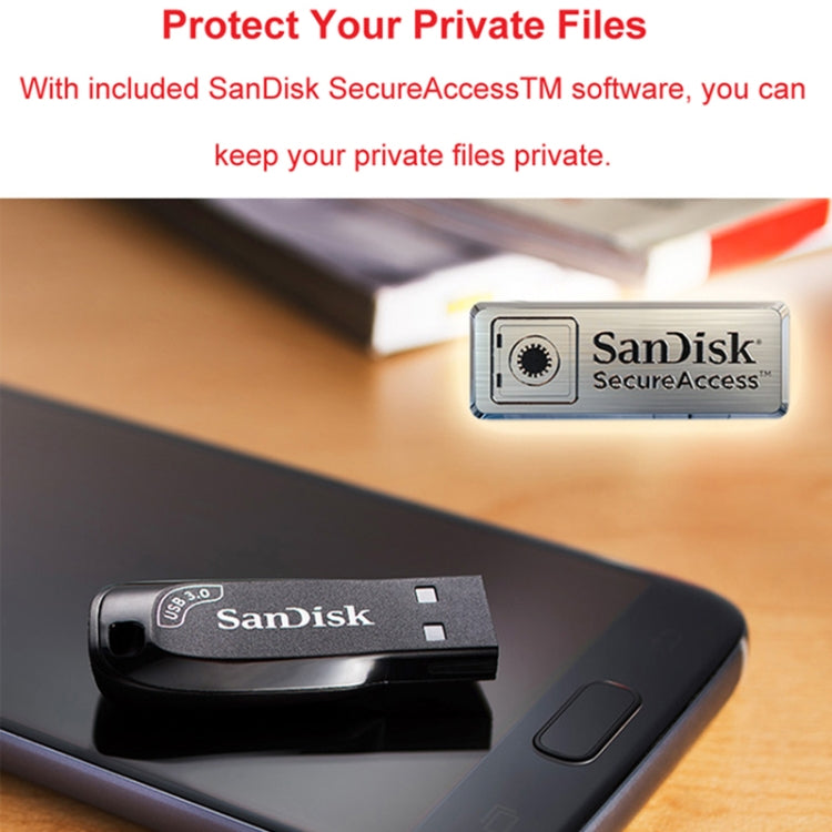 SanDisk CZ410 USB 3.0 High Speed Mini Encrypted U Disk, Capacity: 256GB - USB Flash Drives by SanDisk | Online Shopping South Africa | PMC Jewellery | Buy Now Pay Later Mobicred