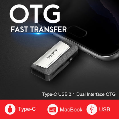 SanDisk SDDDC2 Type-C + USB 3.1 High Speed Mobile Phone OTG U Disk, Capacity: 32GB - USB Flash Drives by SanDisk | Online Shopping South Africa | PMC Jewellery | Buy Now Pay Later Mobicred