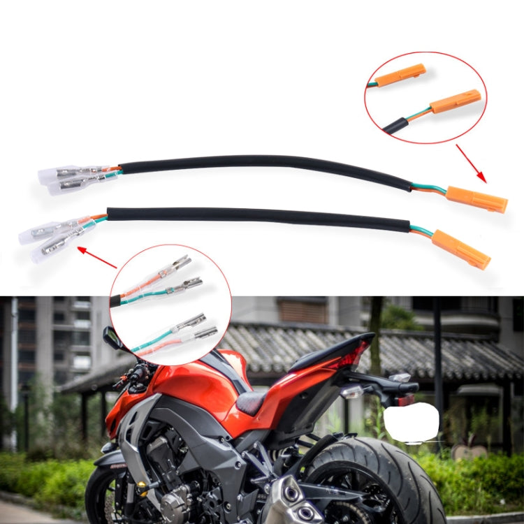 Motorcycle Retro Turn Signal Plug Adapter Cable Adaptor For Kawasaki Z800 / Z1000 / ZX-6R - Replacement Parts by PMC Jewellery | Online Shopping South Africa | PMC Jewellery | Buy Now Pay Later Mobicred