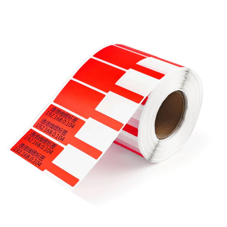 Printing Paper Cable Label For NIIMBOT B50 Labeling Machine(02F-White) - Printer Accessories by NIIMBOT | Online Shopping South Africa | PMC Jewellery | Buy Now Pay Later Mobicred