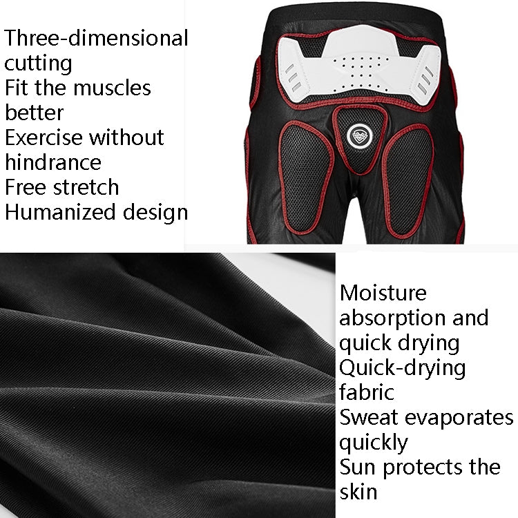 SULAITE Motorcycle Cross-Country Riding Trousers Protective Hip Pants, Specification: L(Red) - free shipping - PMC TechLife - Order now!