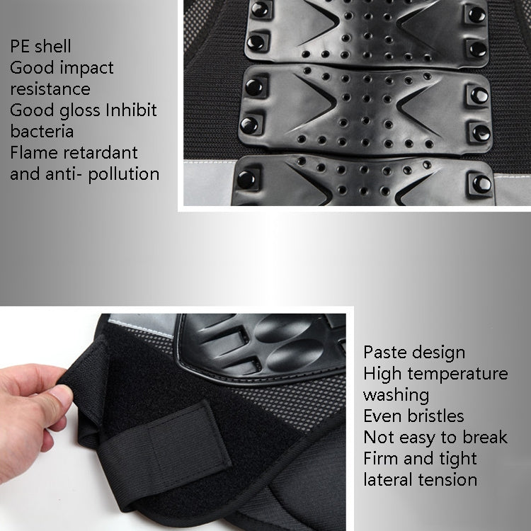 SULAITE Roller Skating Motorcycle Back Protector Spine Protection Sports Protective Gear Racing Vest, Size: L - free shipping - PMC TechLife - Order now!
