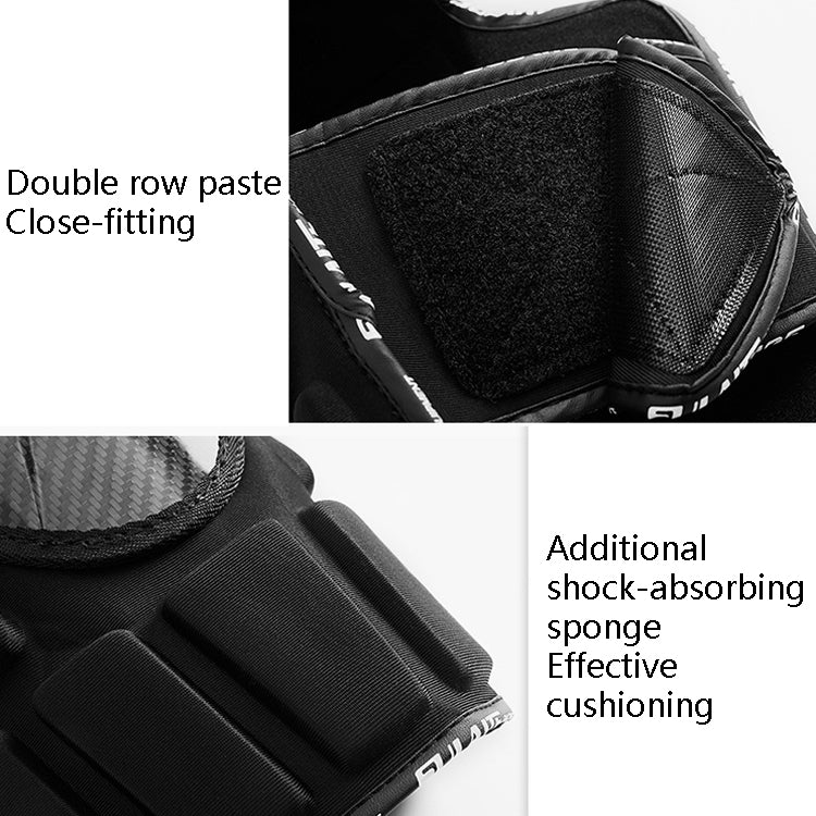 SULAITE Off-Road Motorcycle Windproof Warmth Drop-Proof Breathable Carbon Fiber Protective Gear, Specification: Knee Pads+Elbow Pads - free shipping - PMC TechLife - Order now!