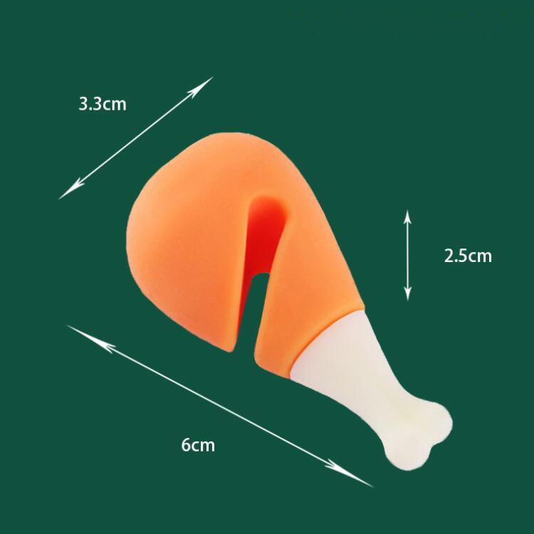 Chicken Leg Shaped Pot Lid Anti-Overflow Device Silicone Pot Lid Elevated Anti-Overflow Gadget - Gadgets by PMC TechLife | Online Shopping South Africa | PMC TechLife | Buy Now Pay Later Mobicred