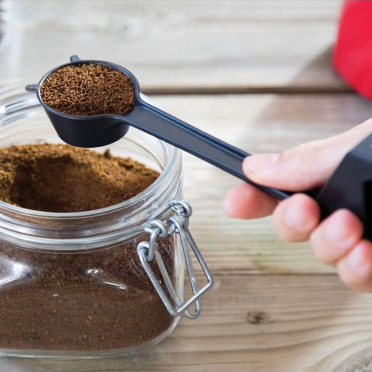 5 PCS Cartoon Giraffe Shape Coffee Spoon Coffee Bean Powder Quantitative Spoon Metering Plastic Spoon(Black) - free shipping - PMC TechLife - Order now!