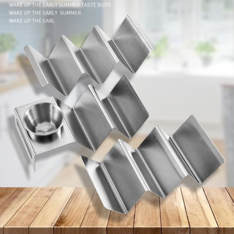 Baking Stainless Steel Pancake Rack Buffet Tools With Cup - free shipping - PMC TechLife - Order now!