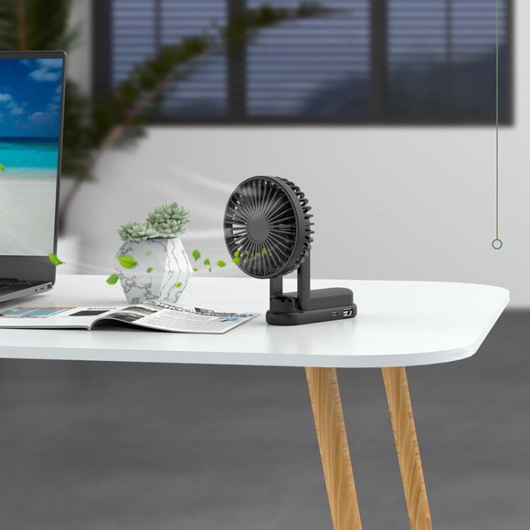 F1 USB Portable Lazy Hanging Neck Fan Mini Folding Handheld Fan(Green) - Electric Fans by PMC Jewellery | Online Shopping South Africa | PMC Jewellery | Buy Now Pay Later Mobicred