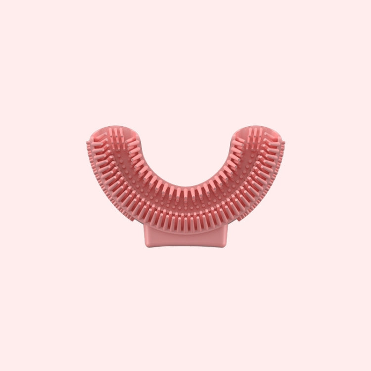Silicone U-Shaped Replaceable Brush Head 2-8 Years Old Oral Electric Toothbrush Head(Pink) - Replacement Brush Heads by PMC TechLife | Online Shopping South Africa | PMC TechLife | Buy Now Pay Later Mobicred
