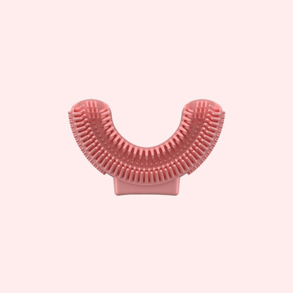 Silicone U-Shaped Replaceable Brush Head 2-8 Years Old Oral Electric Toothbrush Head(Pink) - Replacement Brush Heads by PMC Jewellery | Online Shopping South Africa | PMC Jewellery | Buy Now Pay Later Mobicred