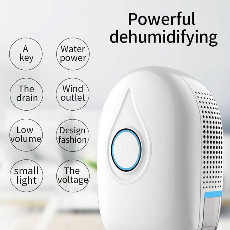 GZ-1901 Semiconductor Mini Dehumidifier Household Small Dehumidifier Bedroom Dehumidifier Moisture Absorber, Product specification: EU Plug(Fresh Blue) - free shipping - PMC TechLife - Order now!