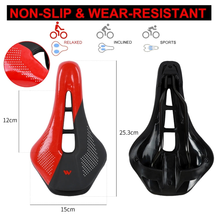 WEST BIKING Cycling Seat Hollow Breathable Comfortable Saddle Riding Equipment(White) - Bicycle Saddle by WEST BIKING | Online Shopping South Africa | PMc TechLife | Buy Now Pay Later Mobicred